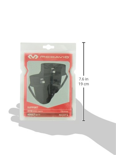 Athletic Jock Strap Adult Men's, Baseball Protection & More Sports, Black & White