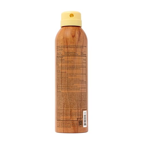 Original SPF 50 Sunscreen Spray Vegan and Hawaii 104 Act Compliant (Octinoxate & Oxybenzone Free) Broad Spectrum Moisturizing UVA/UVB Sunscreen with Vitamin E 6 oz, natural