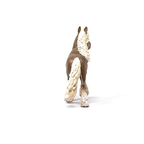 Farm World Realistic Silver Dapple Mare Gray Horse Figurine - Highly Detailed and Durable Farm Animal Figurine for Boys and Girls, Gift for Kids Ages 3+