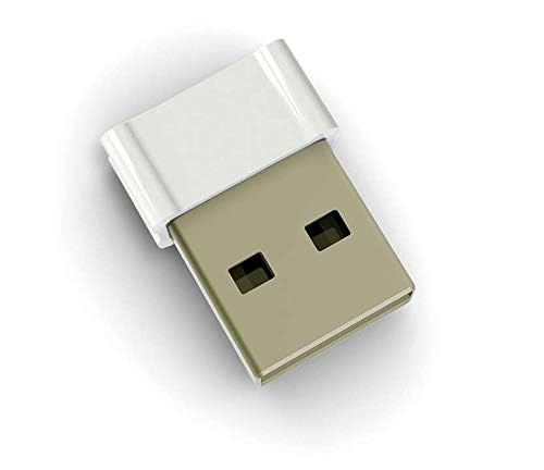 USB Mouse Jiggler White - Mouse Mover Prevents Screen-Saver, Sleep and Standby Mode, Idle Icons