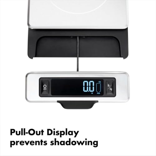 Good Grips 11-Pound Stainless Steel Food Scale with Pull-Out Display
