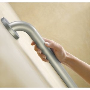 R8712P 12-Inch Bathroom Grab Bar, Peened