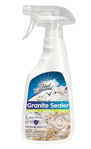 Granite Sealer: Seals and Protects. Marble Sealer Protector. Granite, Marble, and Travertine Countertop Sealer for All Stone Countertops. 1-Pint.
