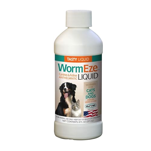 WormEze Liquid Canine & Feline Antihelmintic, 8 oz