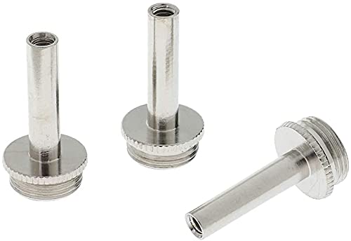 3 Pcs Metal Trumpet Connecting Rod Piston Stems for Trumpet Replacement Silver