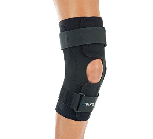 - 35003 Wraparound Hinged Knee Brace, Small, Black