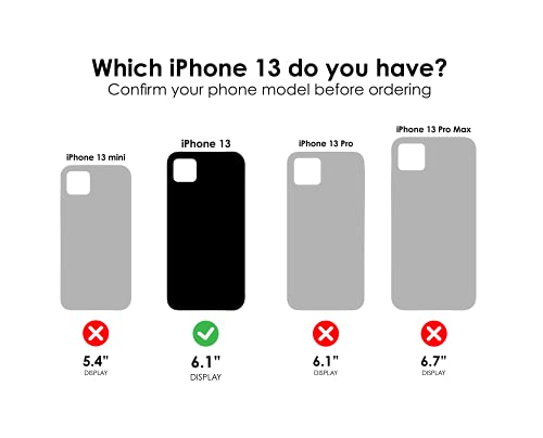 iPhone 13 (ONLY) Symmetry Series Case - Stardust, Ultra-Sleek, Wireless Charging Compatible, Raised Edges Protect Camera & Screen