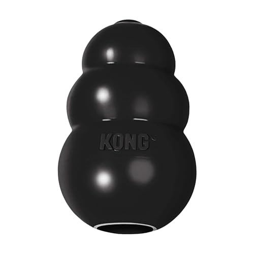 Extreme Dog Toy - Fetch & Chew Toy - Treat-Filling Capabilities & Erratic Bounce for Extended Play Time Most Durable Natural Rubber Material - for Power Chewers - for Large Dogs