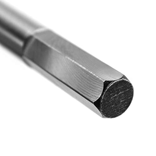 Auger Drill Bit for Wood, 1/2 Inch Diameter x 12 Inch Length, 3/8-Inch Hex Shank, Long Drill Bits