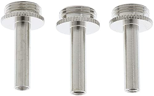 3 Pcs Metal Trumpet Connecting Rod Piston Stems for Trumpet Replacement Silver