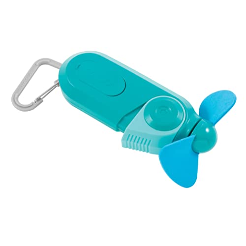 Carabiner Sport Misting Fan - Pocket Sized, Portable On-The-Go Battery Powered Cooling