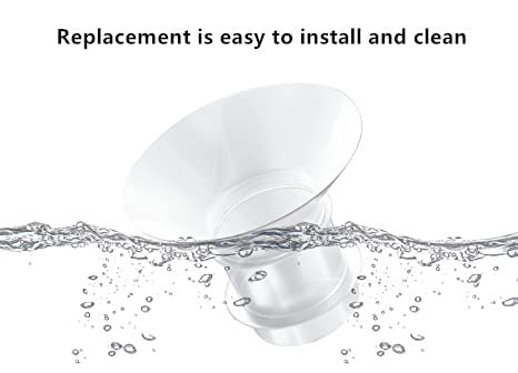 Flange 19mm Replacement,Suitable for S9/S10/S12,Wearable Breast Pump Shield/Flange Insert,Milk Collector 24mm Universal