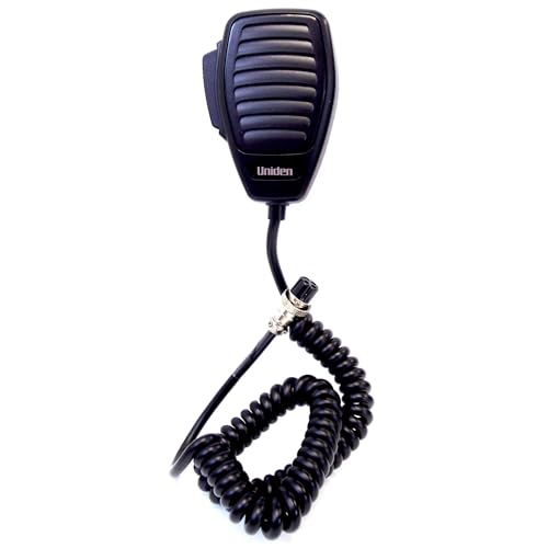 BC645 4-Pin Microphone replacement for CB Radios, Comfortable Ergonomic Design, Rugged Construction, Clear Quality Sound, Built for the Professional Driver, Black