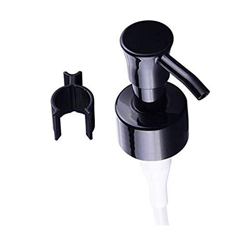 2PCS 500ML /17 oz Large BPA Free Empty Brown Plastic Pump Bottles With White Pumps Jars Dispenser Container For Shower Liquid Body Wash Foundations Bathroom Lotion Soap Cream Cosmetic