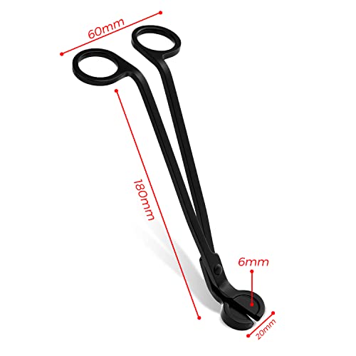 50 Pieces Smokeless Wooden Wicks with Trimmer for Candle Making and 5.1 X 0.2 inch Booster - 5.1 X 0.5 inch Crackling Wood Wick for DIY Candles with 50pcs Metal Clips