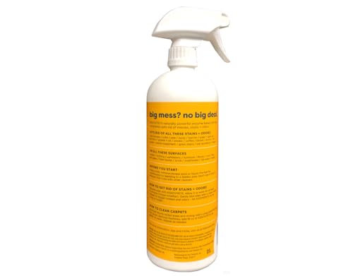 KIDS 'N' PETS – Instant All-Purpose Stain & Odor Remover – 27.05 oz - (800 ml) – Pack of 2 - Proprietary Formula Permanently Eliminates Tough Stains & Odors – Even Urine Odors
