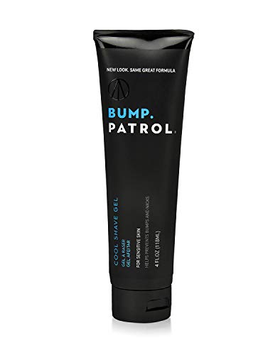 Cool Shave Gel - Sensitive Clear Shaving Gel With Menthol Prevents Razor Burn, Bumps, Ingrown Hair - 4 Ounces