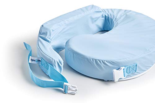 Original Nursing Pillow Cover - Slipcovers For Baby - Vinyl, Adjustable Fit, Easy Care, Durable - Original Nursing Pillow Not Included, Blue