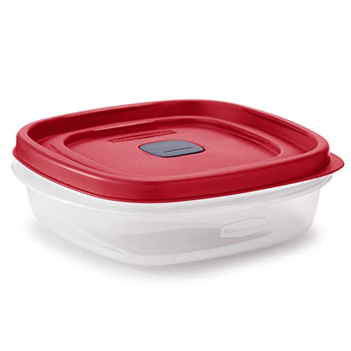 Easy Find Lids 3-Cup Food Storage and Organization Container, Racer Red