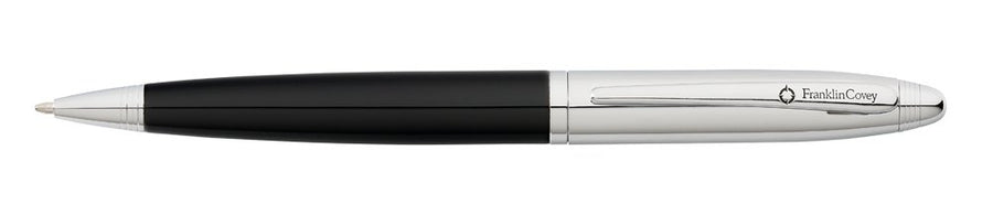 Franklin Covey Lexington Midnight Black w/Chrome Appointments Ballpoint Pen