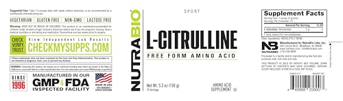 L-Citrulline, Free Form Amino Acid, 5.3 oz (150 g)