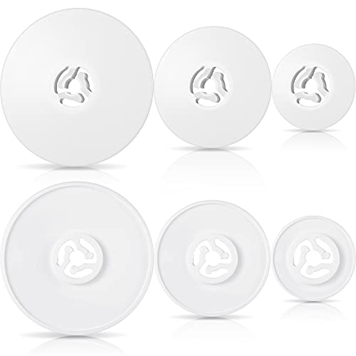 Spool Cap Sewing Machine Spool Pin Cap Small Medium Large Replacement Spool Cap Compatible with Brother, Babylock Sewing and Embroidery Machines, 45 mm, 35 mm and 25 mm, White (6 Pieces)