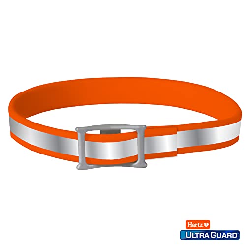 UltraGuard Plus Flea & Tick Collar for Dogs and Puppies, 7 Month Flea and Tick Prevention and Protection Per Collar, Reflective Orange, up to 22 Inch Neck