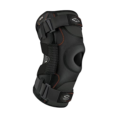 Knee Brace, Compression Knee Brace for Men & Women, Hinged Knee Brace with Side Stabilizers, Maximum Support, Adjustable Dual Hinges, Knee Braces and Knee Support