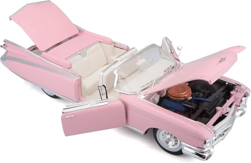 1959 Cadillac Eldorado Biarritz Convertible, Pink - Premiere 36813 - 1/18 Scale Diecast Model Toy Car