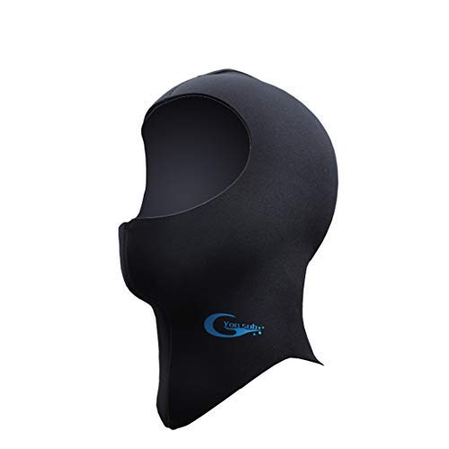 Diving Hood - Neoprene Wetsuit Dive Hood 3MM 5MM for Men Women Dive Cap Surfing Thermal Hood for Water Sports