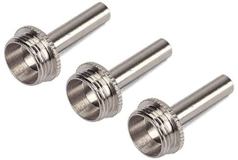 3 Pcs Metal Trumpet Connecting Rod Piston Stems for Trumpet Replacement Silver