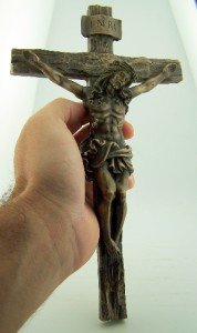 Giftware Inc., Religious Crosses Collection, 9.5 H Bronze Wall Crucifix,Religious, Inspirational, Durable (1x5x9)