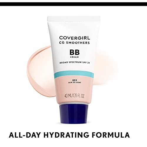 Smoothers Lightweight BB Cream, 1 Tube (1.35 Ounce), Light to Medium 810 Skin Tones, Hydrating BB Cream with SPF 21 Sun Protection (Packaging May Vary)