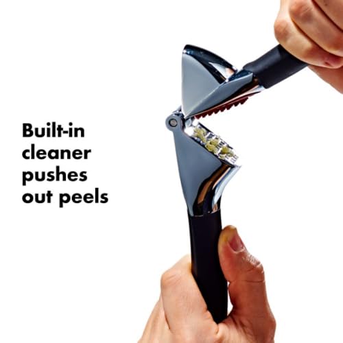 Good Grips Heavy Duty Garlic Press, Die-Cast Zinc, Black
