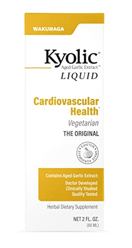 Aged Garlic Extract Liquid, Vegetarian Cardiovascular, 2 Ounces (Packaging May Vary)