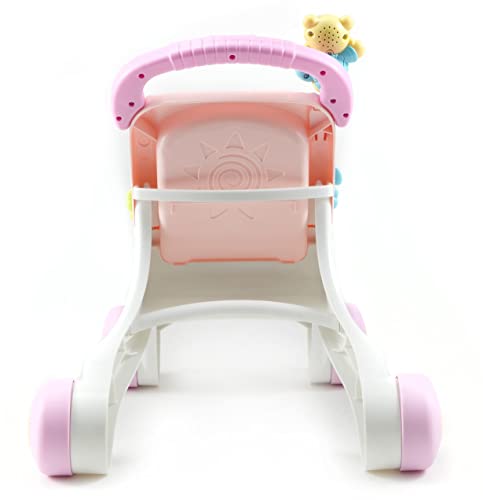 Brilliant Basics Stroll-Along Walker, Pink