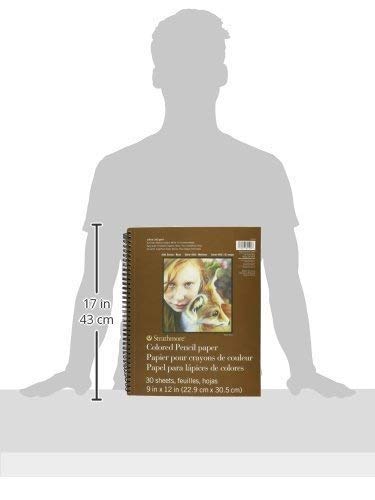 Colored Pencil Spiral Paper Pad 9X12-30 Sheets -62477900, White