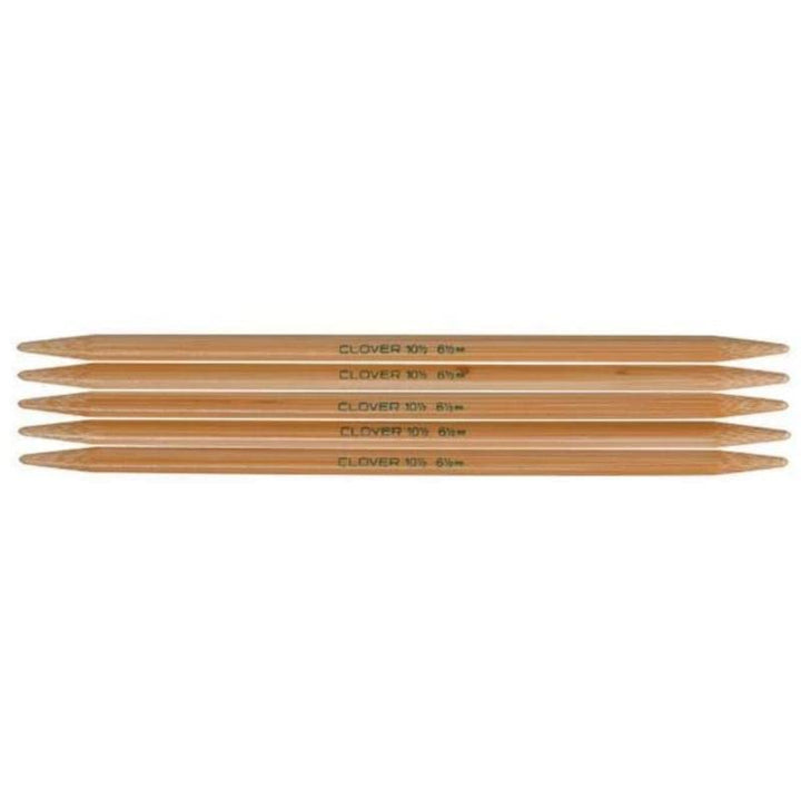 8 Takumi Bamboo Knitting Double Pointed 7 Size, Brown, 5 Count