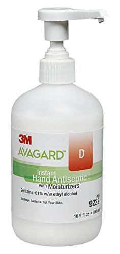 Avagard D 3M Healthcare Sanitizer Hand Gel with Moisturizer, 16.9 Fluid Ounce, White (9222)
