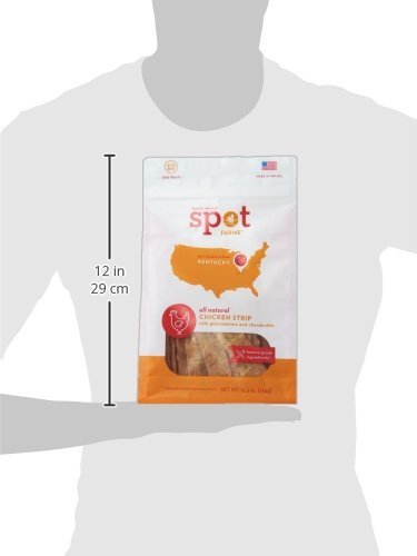 Spot Farms All Natural Human Grade Dog Treats, Chicken Strips with Glucosamine and Chondroitin, 12.5 Ounce