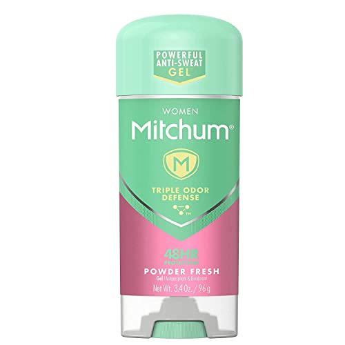 Anti-Perspirant & Deodorant for Women, Power Gel, Powder Fresh, 3.4 oz (96 g) (Pack of 4)