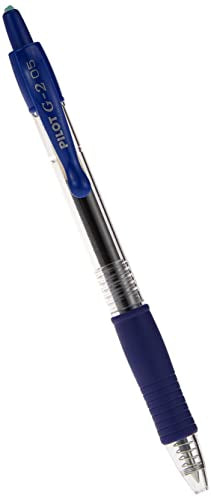 PILOT, G2 Premium Gel Roller Pens, Extra Fine Point 0.5 mm, Pack of 12, Blue