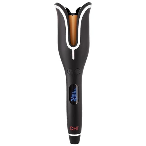 Spin N Curl, Curling Iron For Healthy & Shiny Effortless Curls & Waves, Provides Preset Temperature Settings For Each Hair Texture, Onyx Black