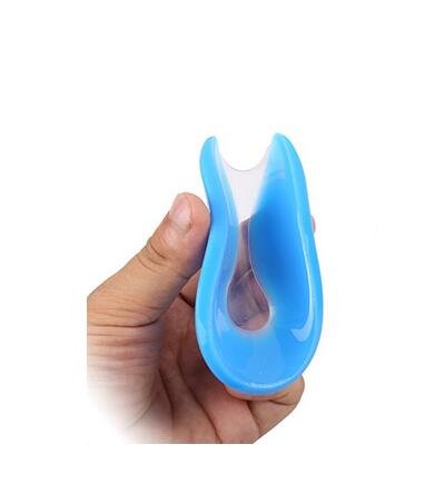 Silicon Gel U-Shaped Medical Grade Spur Heel Cup Remission Correction Heel Support Pads Cushions Protector for Plantar Fasciitis Heel Pain Relief Cushion Shock Absorb Support (Middle)