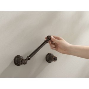 YB5408WR Kingsley Double Post Pivoting Toilet Paper Holder, Wrought Iron