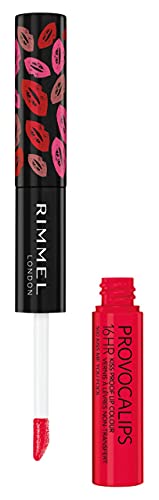 London Provocalips 16hr Kiss-Proof Lip Color - Two-Step Liquid Lipstick to Lock in Color and Shine - 500 Kiss Me You Fool, .14 fl.oz.