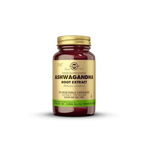 Ashwagandha Root Extract - 60 Vegetable Capsules - Standardized Full Potency (SFP) - Non-GMO, Vegan, Gluten & Dairy Free, Kosher - 60 Servings