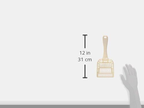 Litter Scoop for Cats, Jumbo Size, Bleached Linen