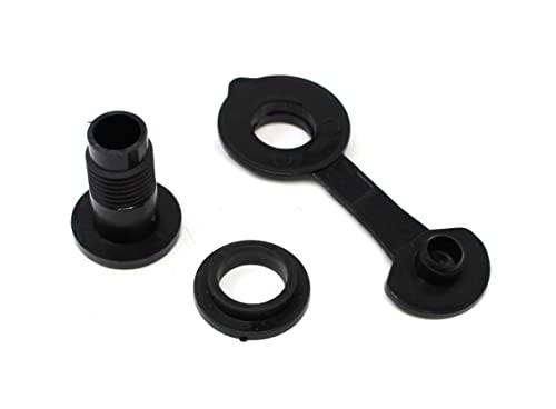 Aftermarket Black 1.5 Shaft Cooler Drain Plug Assembly for Coleman Xtreme Coolers 50 qt, 58 qt, 82 qt 5010005241 (1)