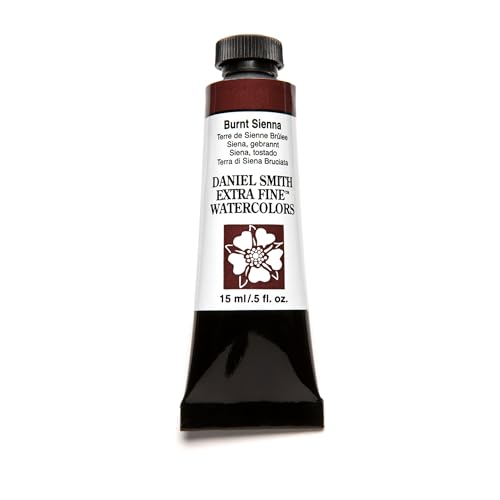 284600010 Extra Fine Watercolor 15ml Paint Tube, Burnt Sienna, 0.5 Fl Oz (Pack of 1)